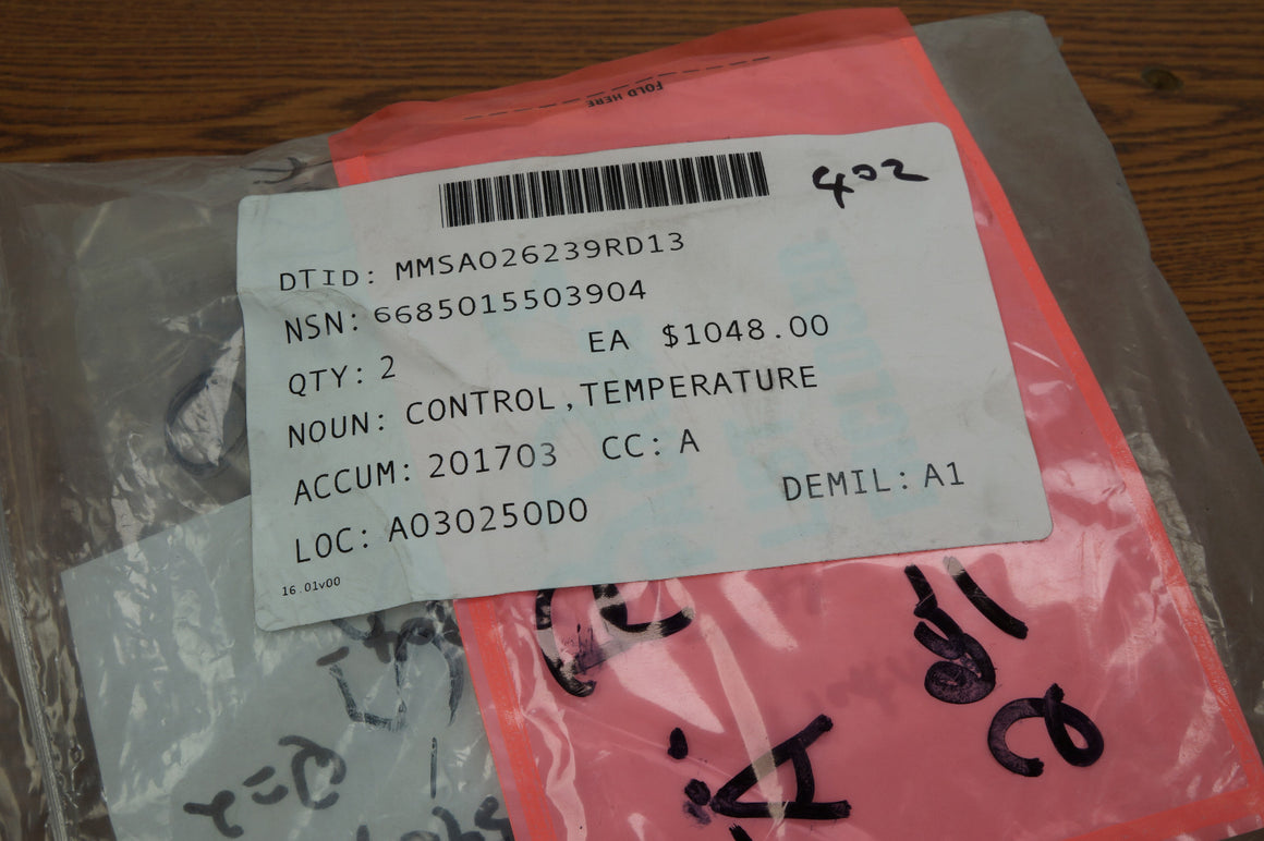 General Dynamics PSP Temperature Sensor Probe 10059138 NSN: 6685-01-550-3904