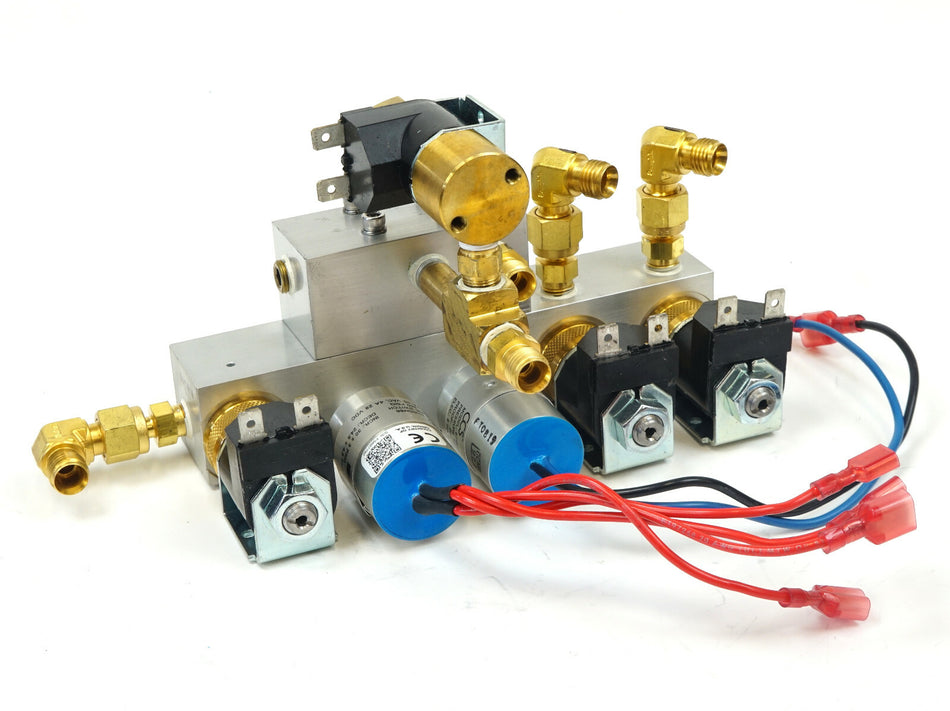 IMI Norgren Manifold Solenoid Valves U243063-1351 w switch, Regulator for LC/MS