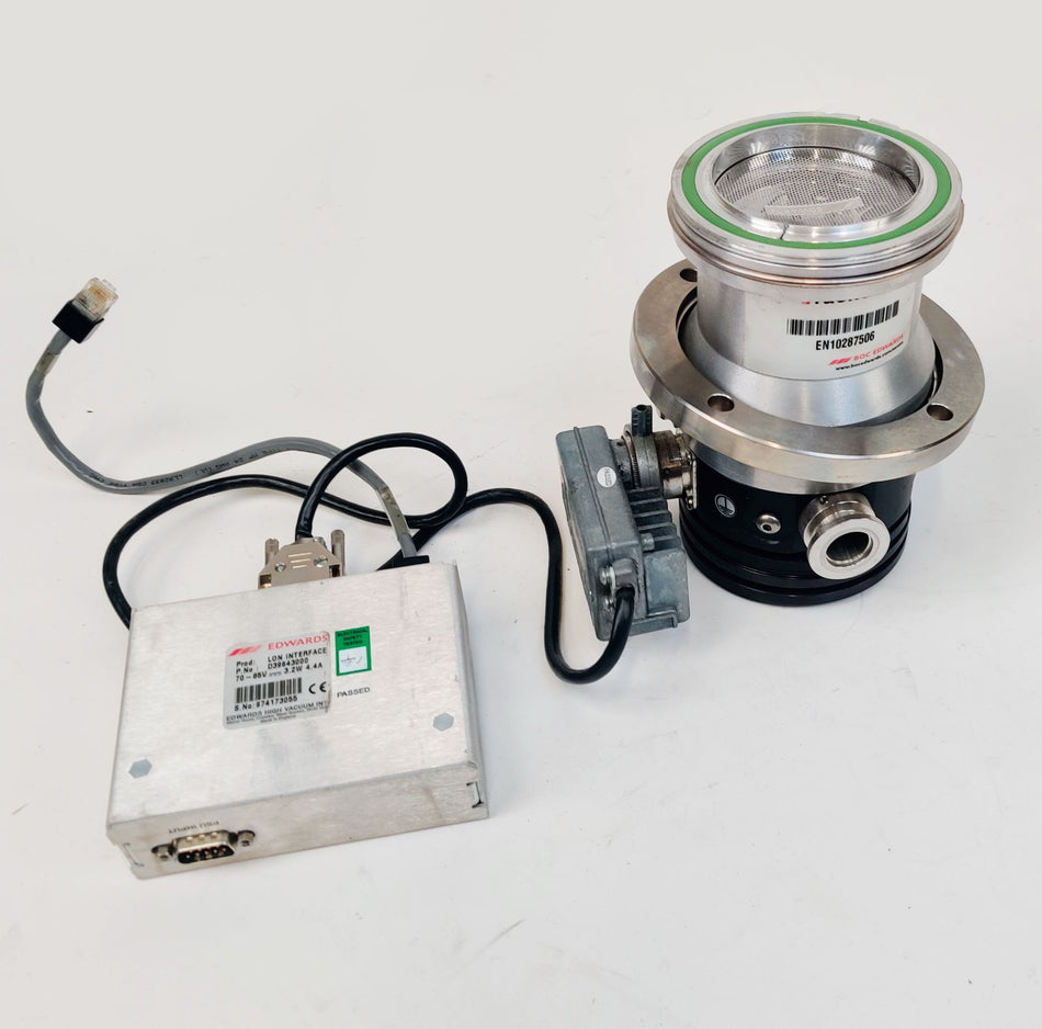 Edwards BOC EXT 70 DN 63 ISO-K Vacuum Turbo Pump with D39643000 Lon Interface