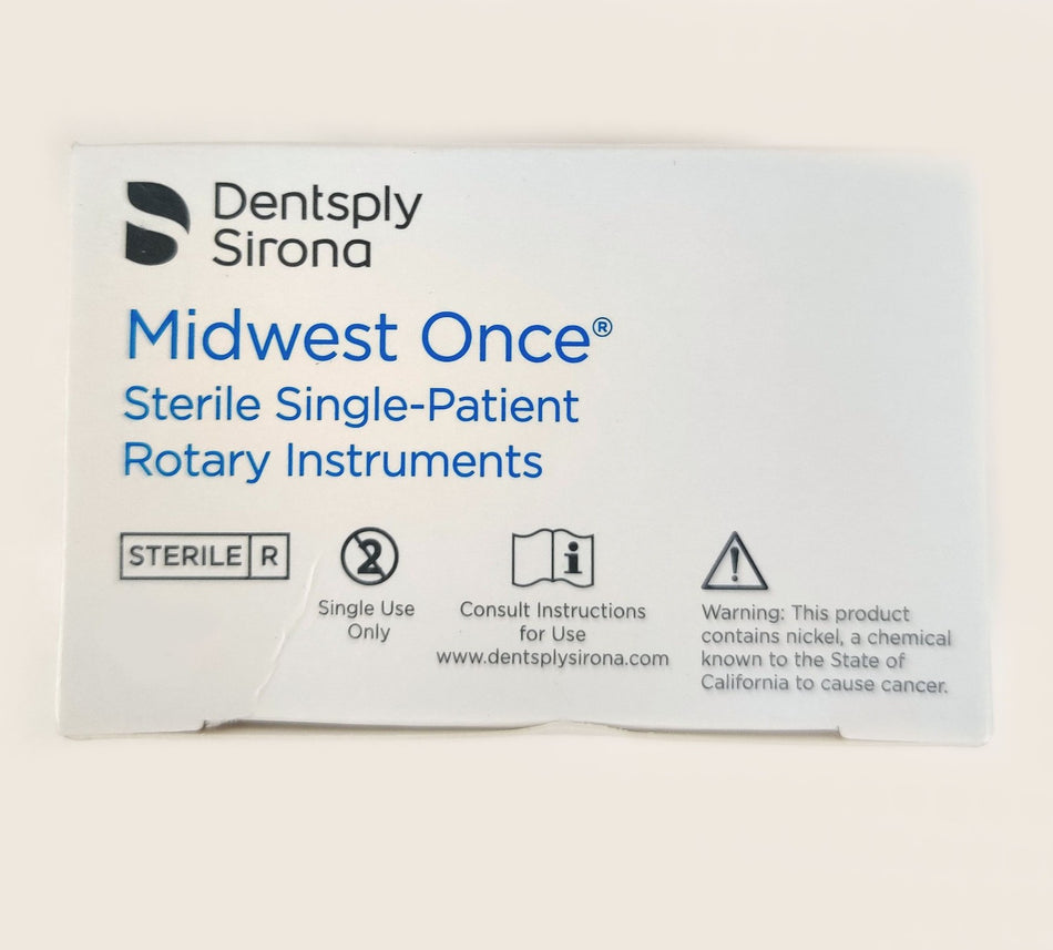 Dentsply Sirona Midwest Carbide Bur FG 33 1/2 Friction Grip 314209 (100burs) NEW