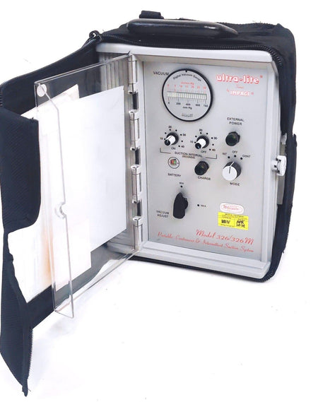 Impact Ultra-lite Series 326/326M Portable Suction Unit New Battery & Power cord