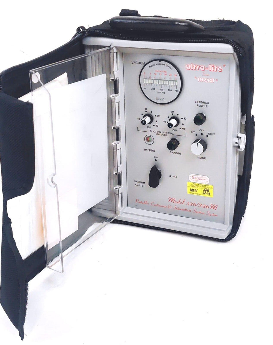 Impact Impact Ultra-lite Series 326/326M Portable Suction Unit New Battery & Power cord