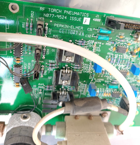 PerkinElmer N077-9524 issue F RF Torch Pneumatics w SMC PFM510-N01-1 Flow Sensor