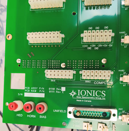 PerkinElmer Qsight LC/MS BackPlane Board 01110 01111 rev E