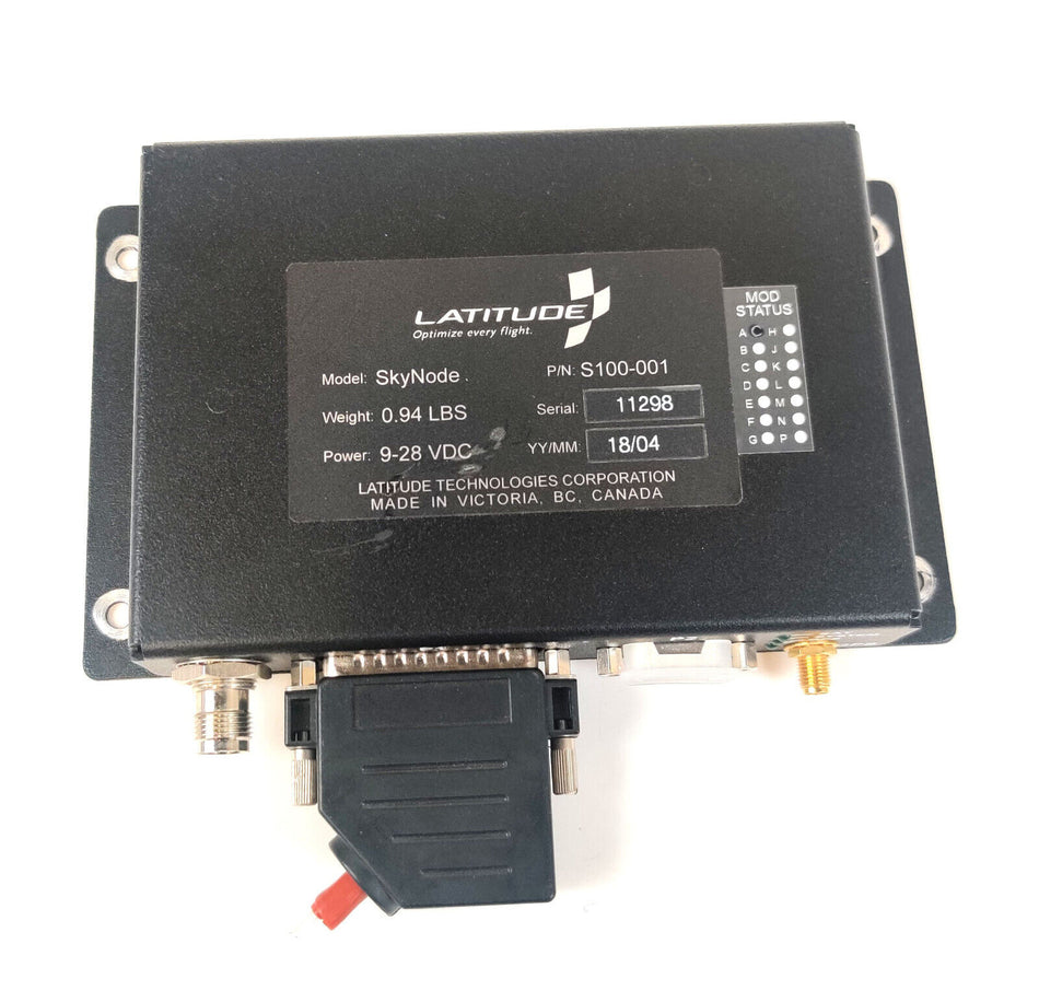 SAT GPS Flight Tracking & Telemetry Latitude Technologies SKYNODE S100-001