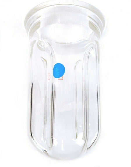 KONTES 500ml Cylindrical Reaction Vessel Flask with Indents, Conical Flange
