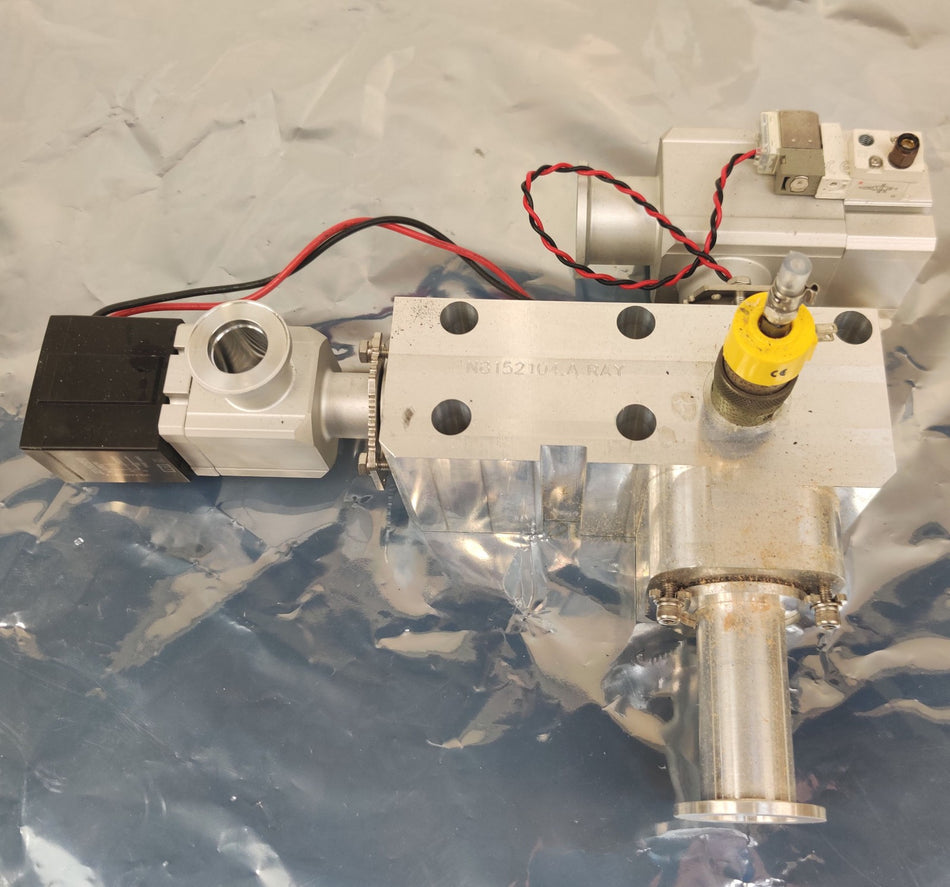 PerkinElmer Nexion ICP MS N8152104 Vacuum Manifold w KF25 Pressure Valve & Valve
