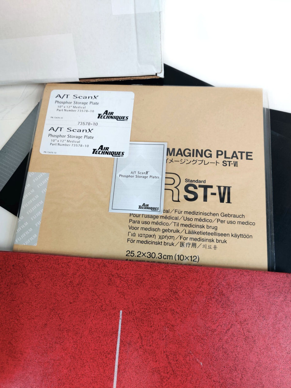 Air Techniques 10 x 12” Phosphor Plate 73578-10 w Cleaning Sheet