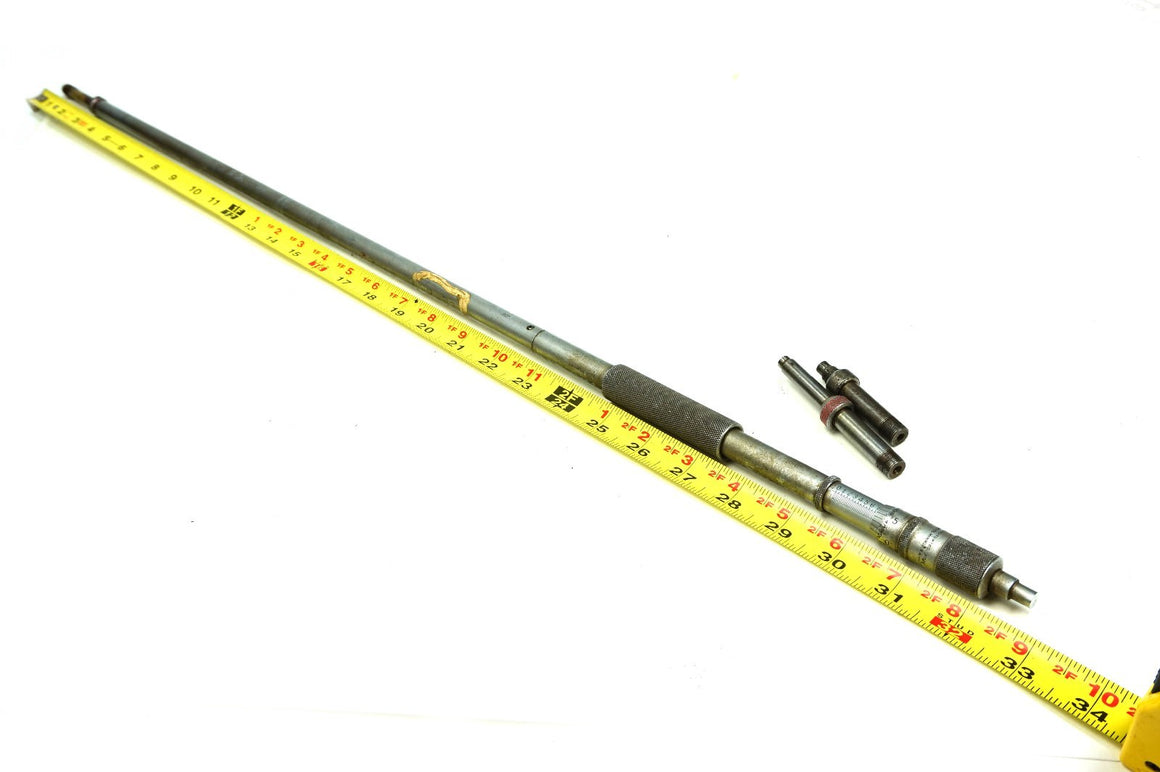 Scherr-Tumico 30-33" Tubular Inside Micrometer w/ 2 extensions set