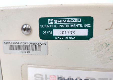 Shimadzu SCL-10A System Controller HPLC Chromatography System, Working - 