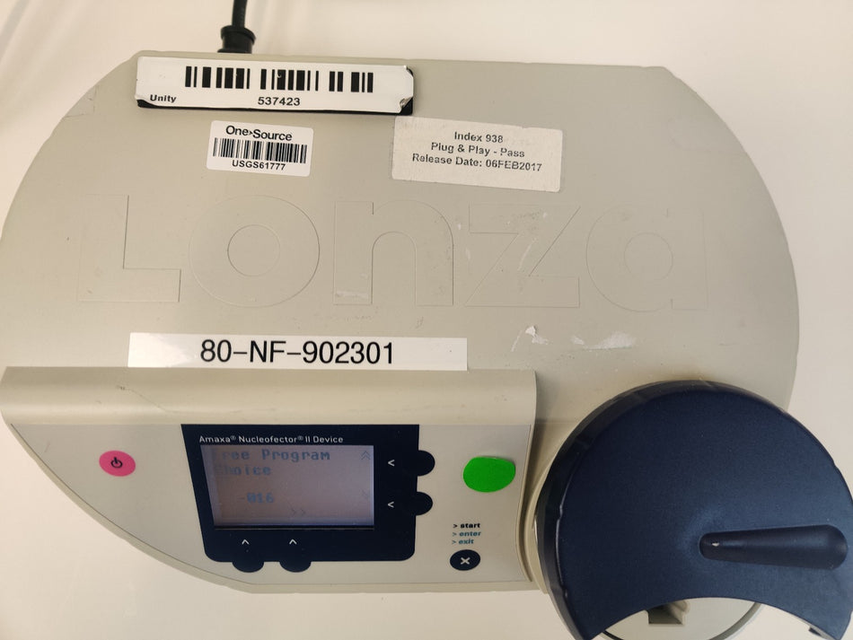 Amaxa Biosystems Nucleofector II Electoporator Transfection System Tested