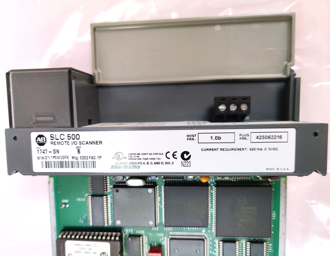 Allen-Bradley 1747-SN Ser B SLC 500 Remote I/O Scanner Module