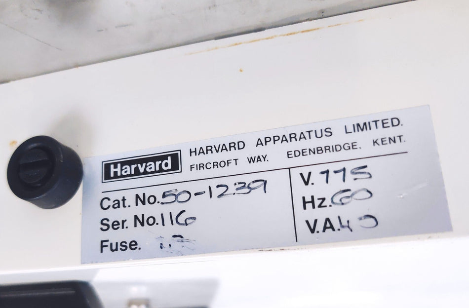 Harvard Apparatus Harvard Apparatus 50-1239 Heated Small Animal Operating Table 115 VAC, 60 Hz