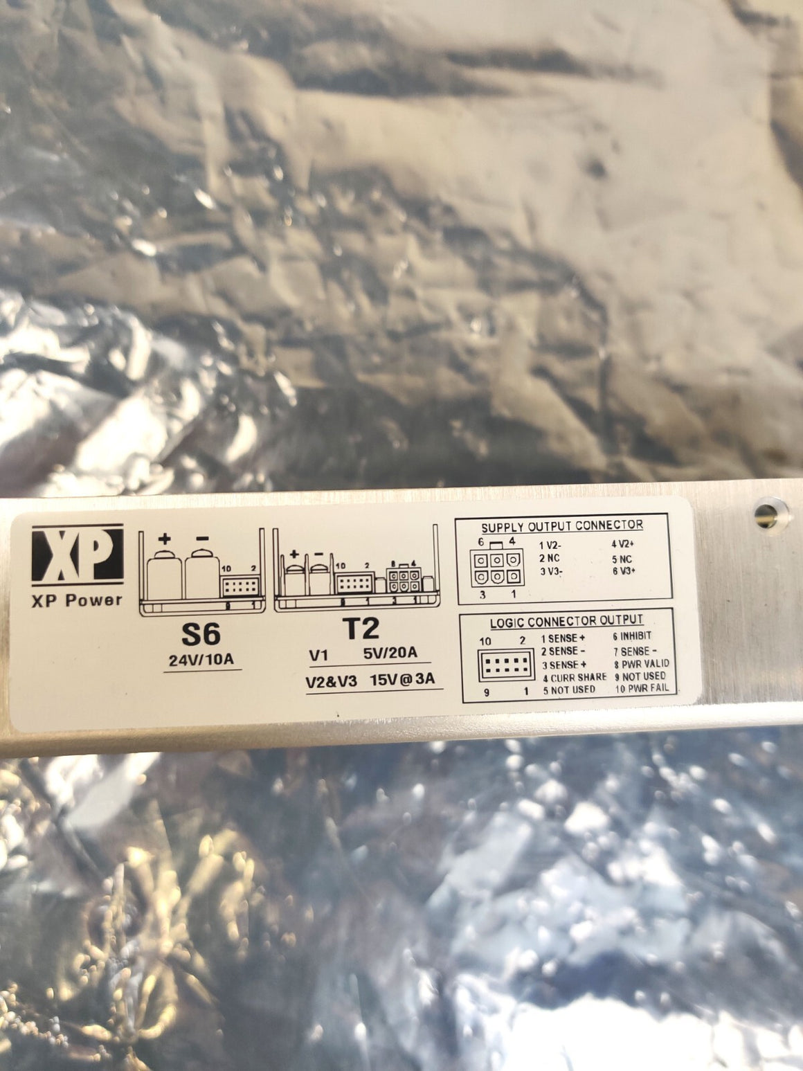 XP Power P4S6T2 Power Supply 5V/20A 15V/30A for Waters Acquity Solvent Manager