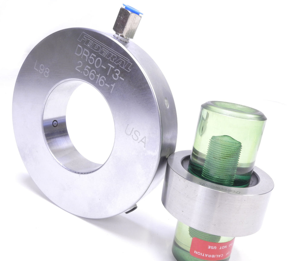 Mahr Federal DR50-T3 2.5616" Class XX Jet Air Ring Gage w Master Setting