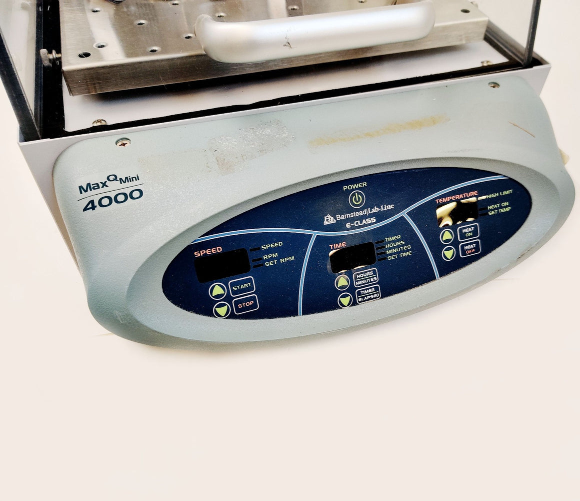 Thermo Lab-Line MaxQ Mini 4000 Incubator Shaker SHKE4450CC w/ Flask Clamps