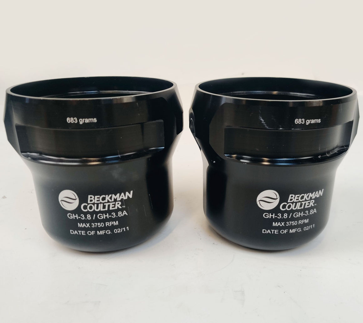 Beckman Coulter GH-3.8/GH-3.8A Swing Bucket 683 gramos LOT OF 2