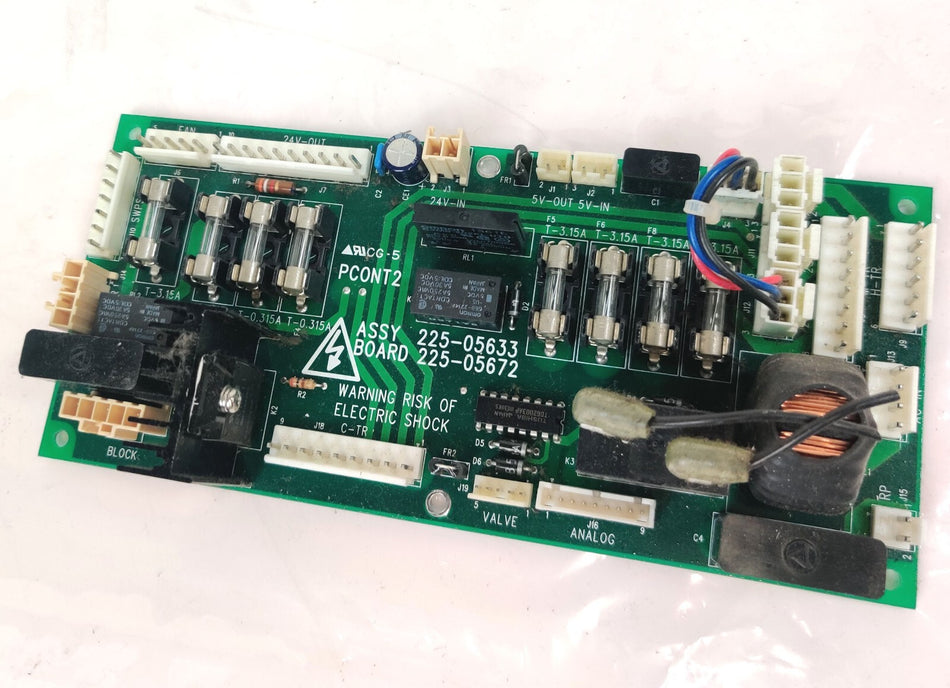 Shimadzu 225-05672 PCONT2 Power Board 225-05633 Assy for LCMS-2010 EV LC-MS