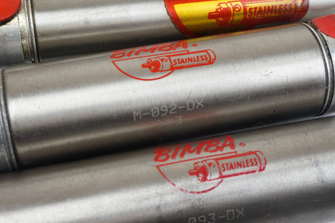 5pc Bimba Cylinder 062-D 7/8", 093-DX 1-1/16", 092-RP 1-1/16", 043.25-D XE M-092