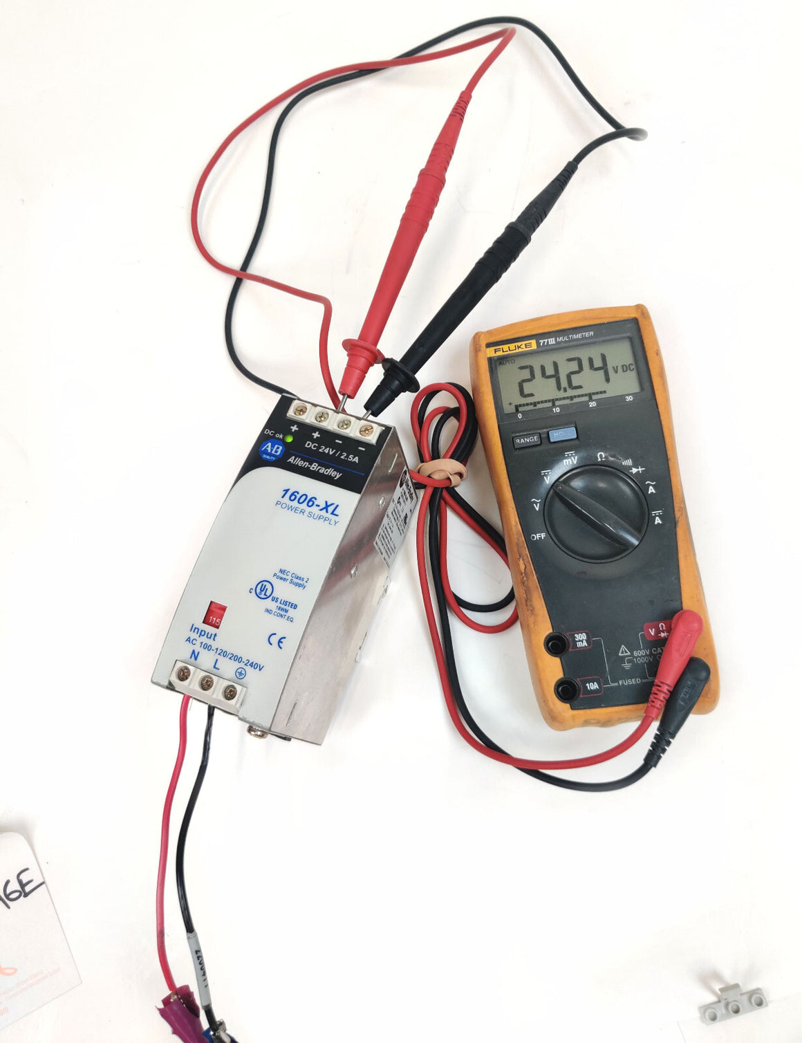Allen Bradley 1606-XL60D ser A Power Supply 60W 24VDC, 120-240VAC 1606-XL Tested