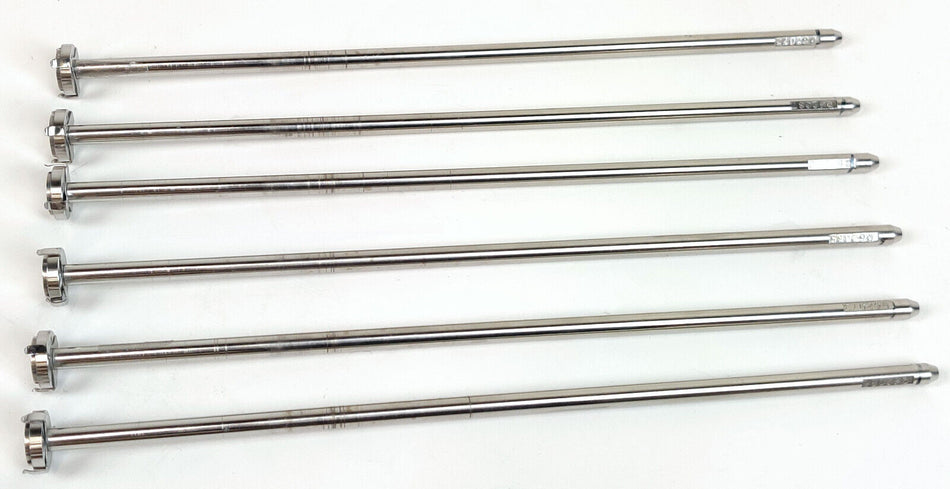 Distek 2500 Dissolution System Genuine Basket Shaft 15.25", Spring-Clip Lot of 6