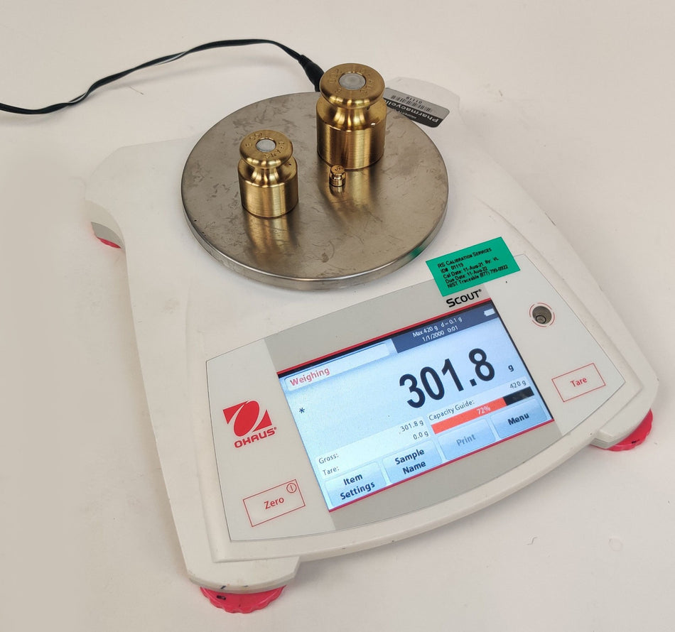 Ohaus STX421 Portable Touchscreen Scale Analytical Balance 420g x 0.1g