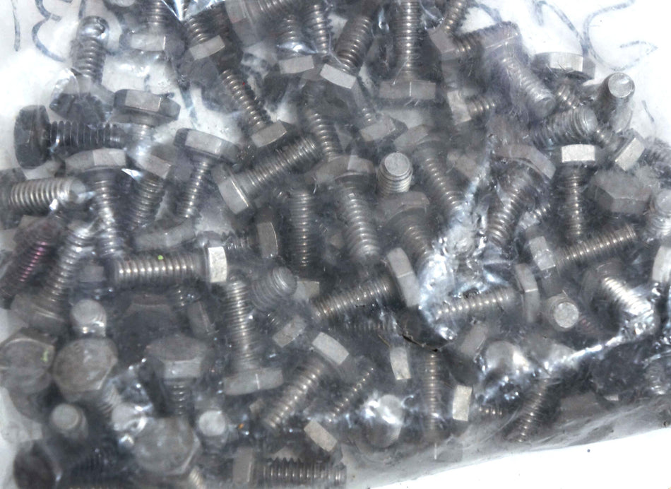 Lot of 100 1/4"-20 x 5/8" Hex Head Cap Screws Non Magnetic SS 660 Black Oxide