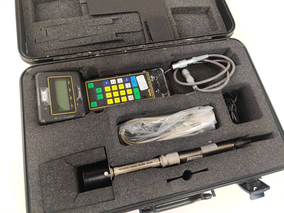Narda 8700 Survey System 8718B Electric w Magnetic Survery Meter, 8721D Probe
