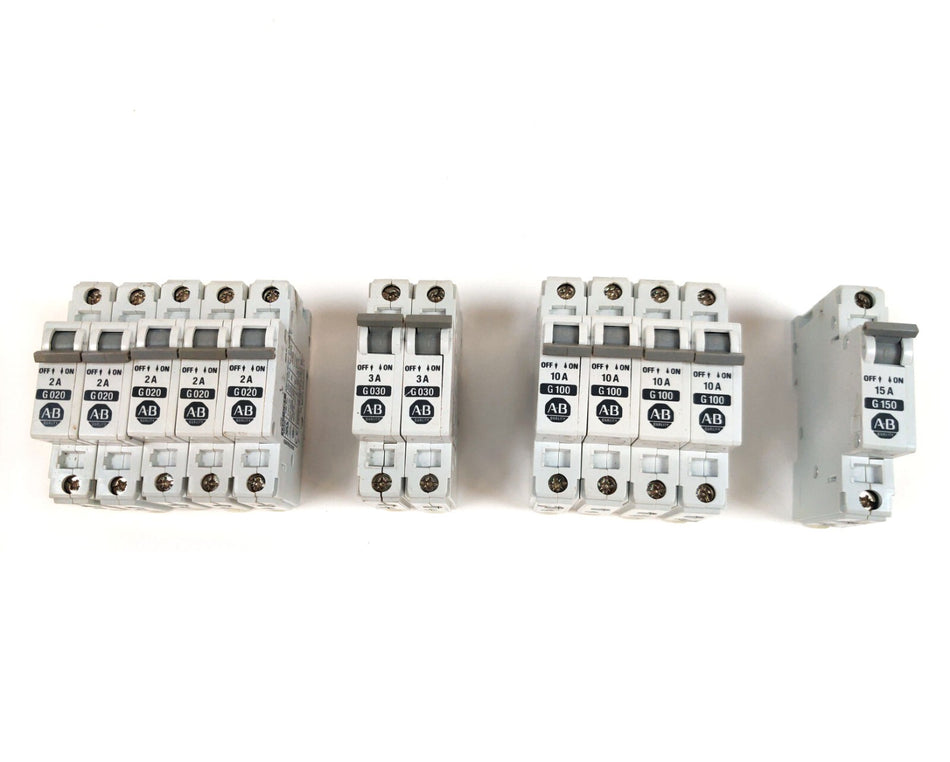 Allen Bradley Allen Bradley 1492-CB1 G020 G030 G100 G150 ser B Circuit Breaker 1 Pole