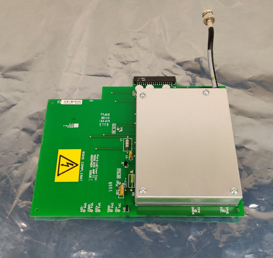 PerkinElmer N6109464 issue C ECD Amplifier PC Board for Clarus 500 GC. Working