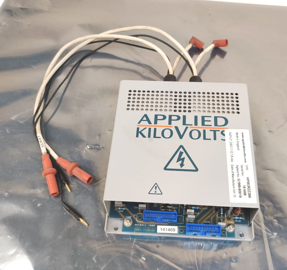 Agilent G1969-80019 Applied Kilovolts HP003RZZ286 Power Supply 24V .1A Tested