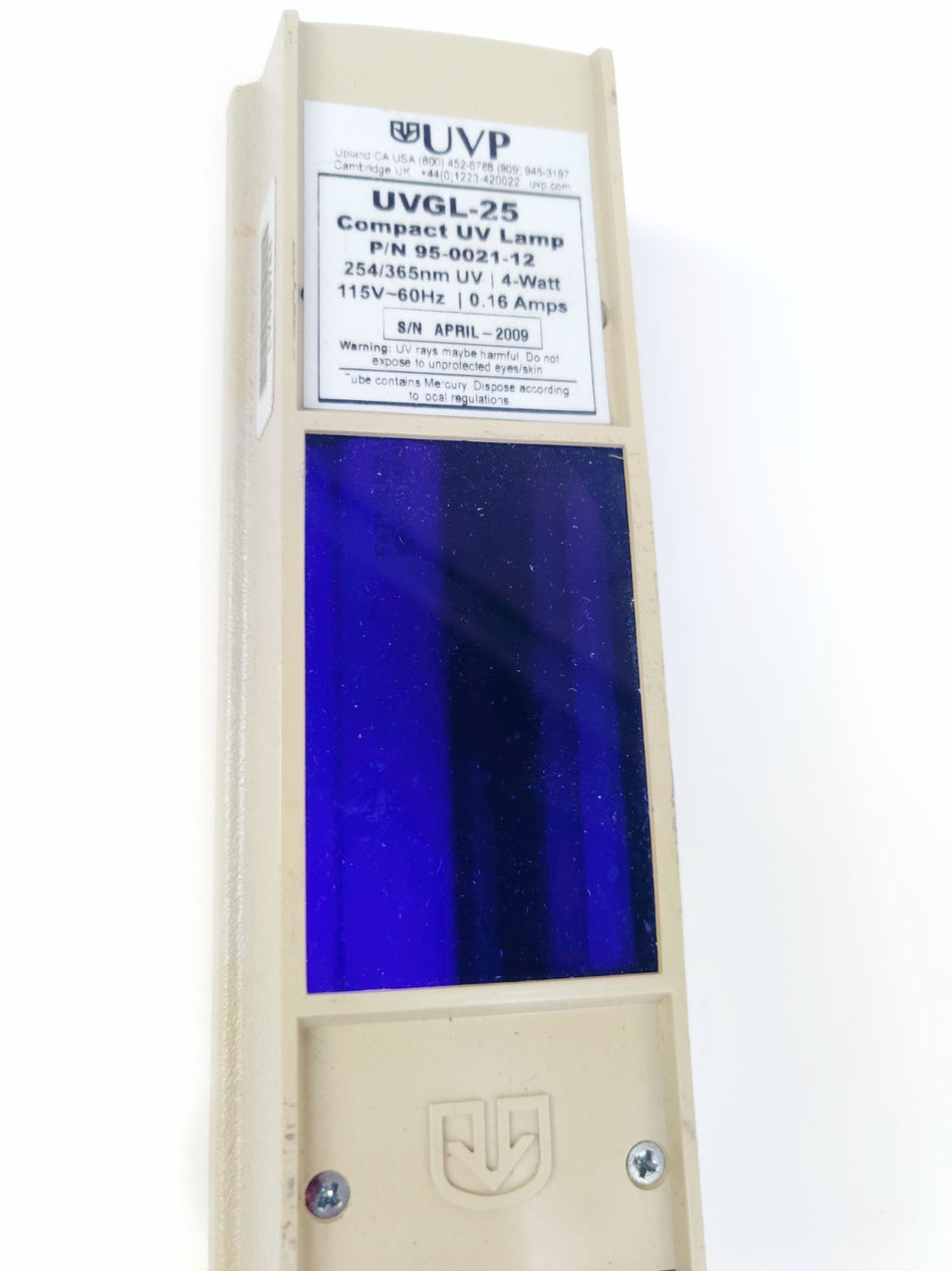 UVP Inc. UVGL-25 UV Lamp Dual Wavelength 254/365nm Short & Long Wave Working