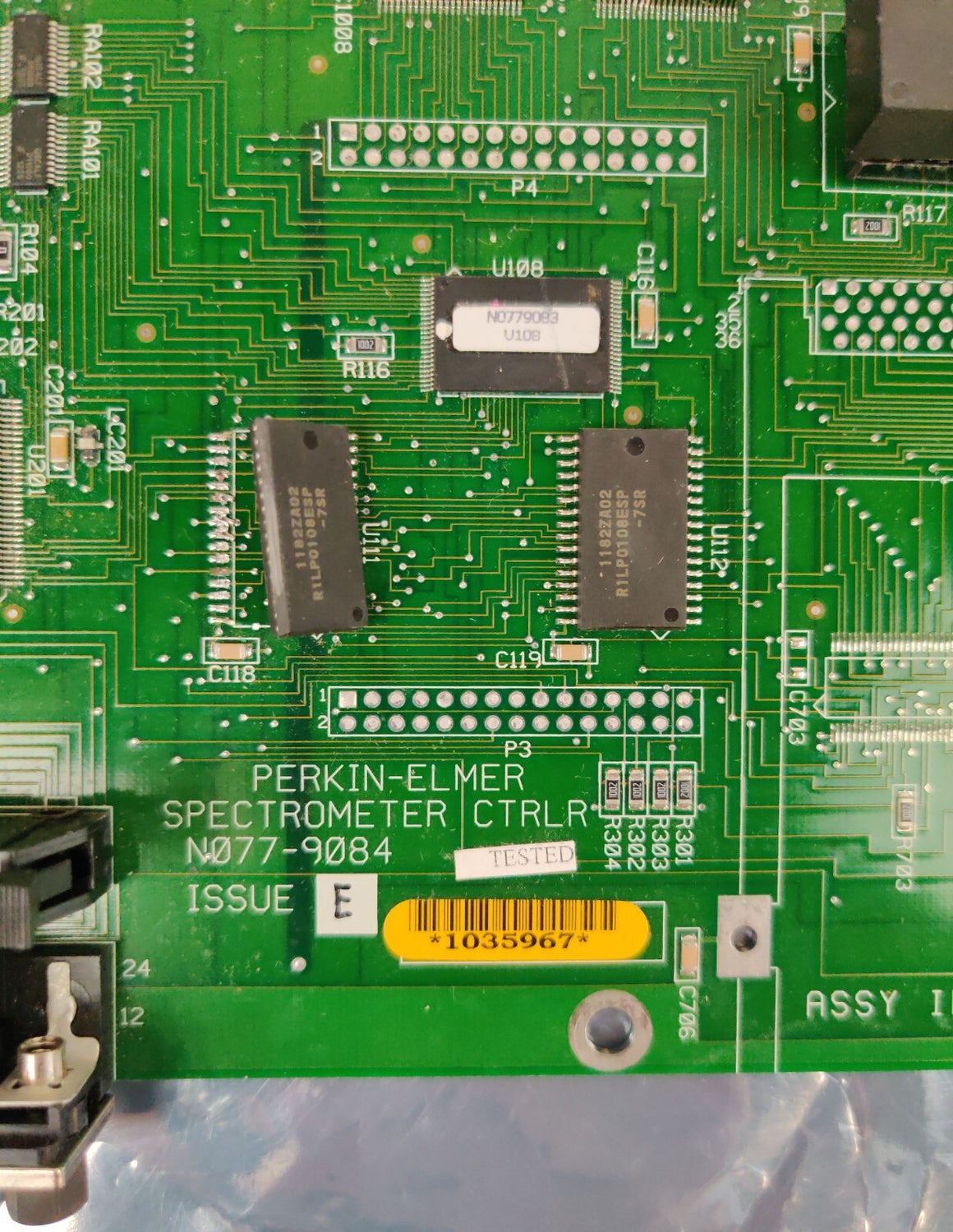 PerkinElmer N0779084 Placa de circuito controladora del sistema para ICP-MS Elan