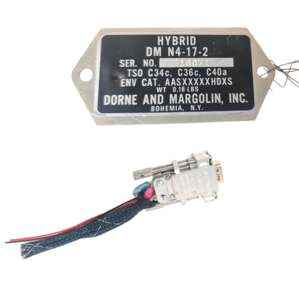 Garmin 125-00171-00 Connector with DM N4-17-2 Dorne and Margolin Antenna Coupler