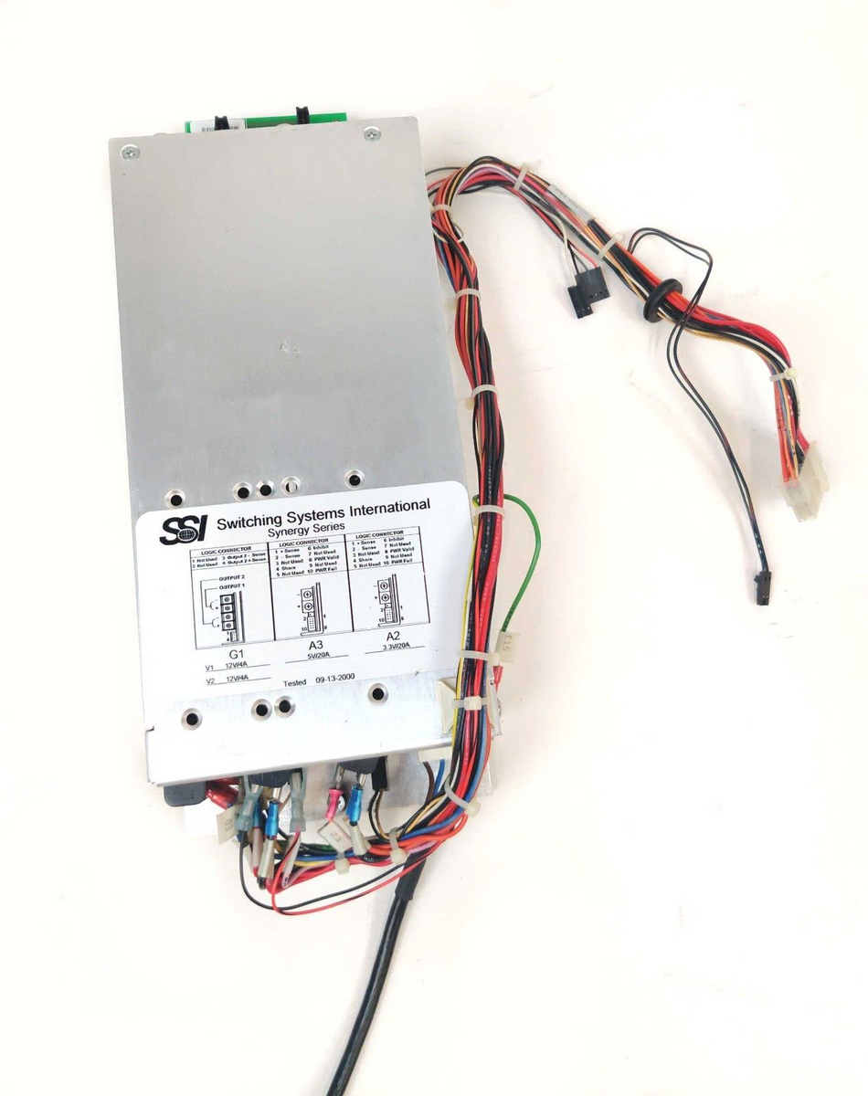 SSI Switching Systems FFA2A3G1 Power Supply 12V/4A, 5V/20A, 3.3V/20A, 90-254VAC