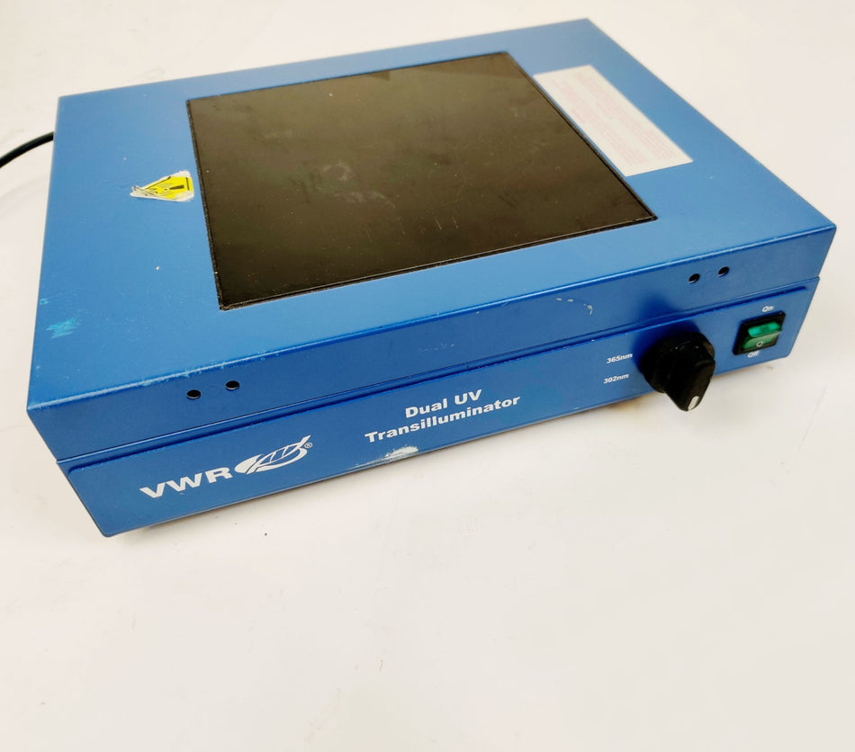 VWR Dual UV Transilluminator 8W 20x20cm 302/365nm CAT 89131-464 for Photo Imager