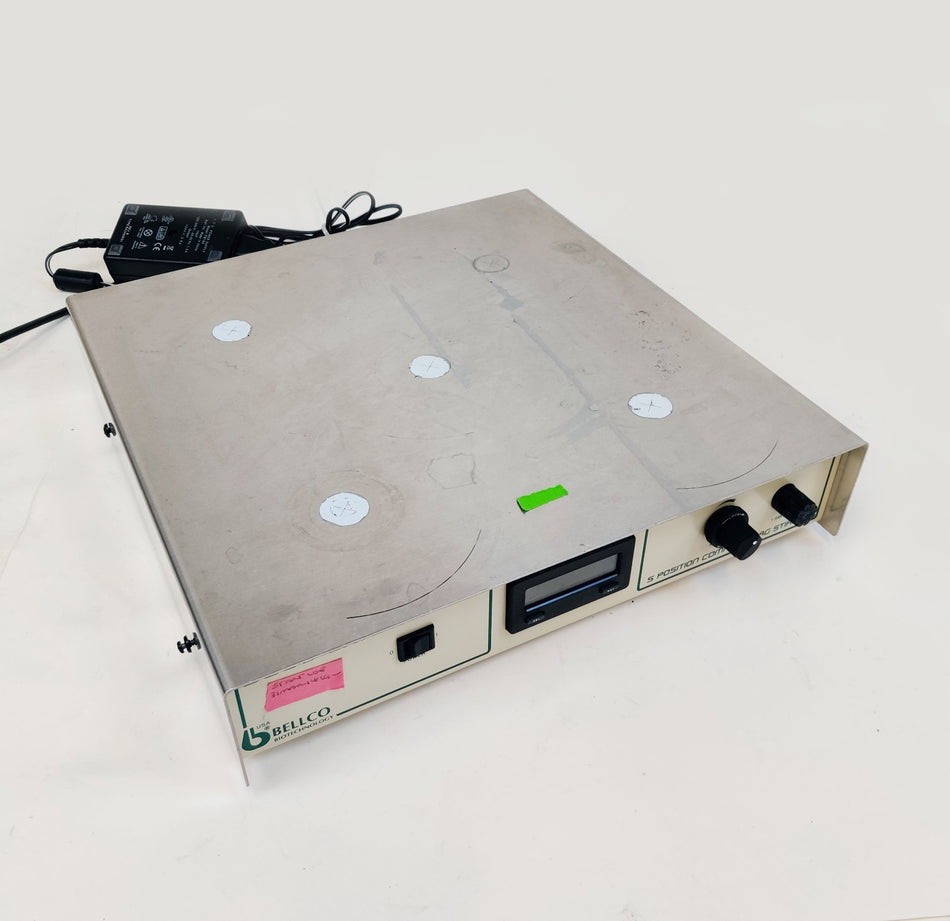 Bellco 7785-D5000 Bell-Ennium 5 Position Digital Magnetic Stirrer & Power Supply