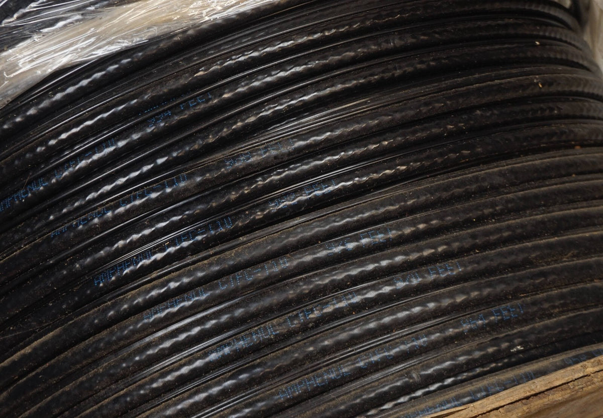 1000ft Amphenol Times Fiber T6TQP77-LTV BLACK-051M TriShield Communication Cable - 