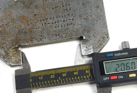 Set of 3 Double Sided Type H Go No-Go Snap Gauge Plate T-82923, T-82917, 70956