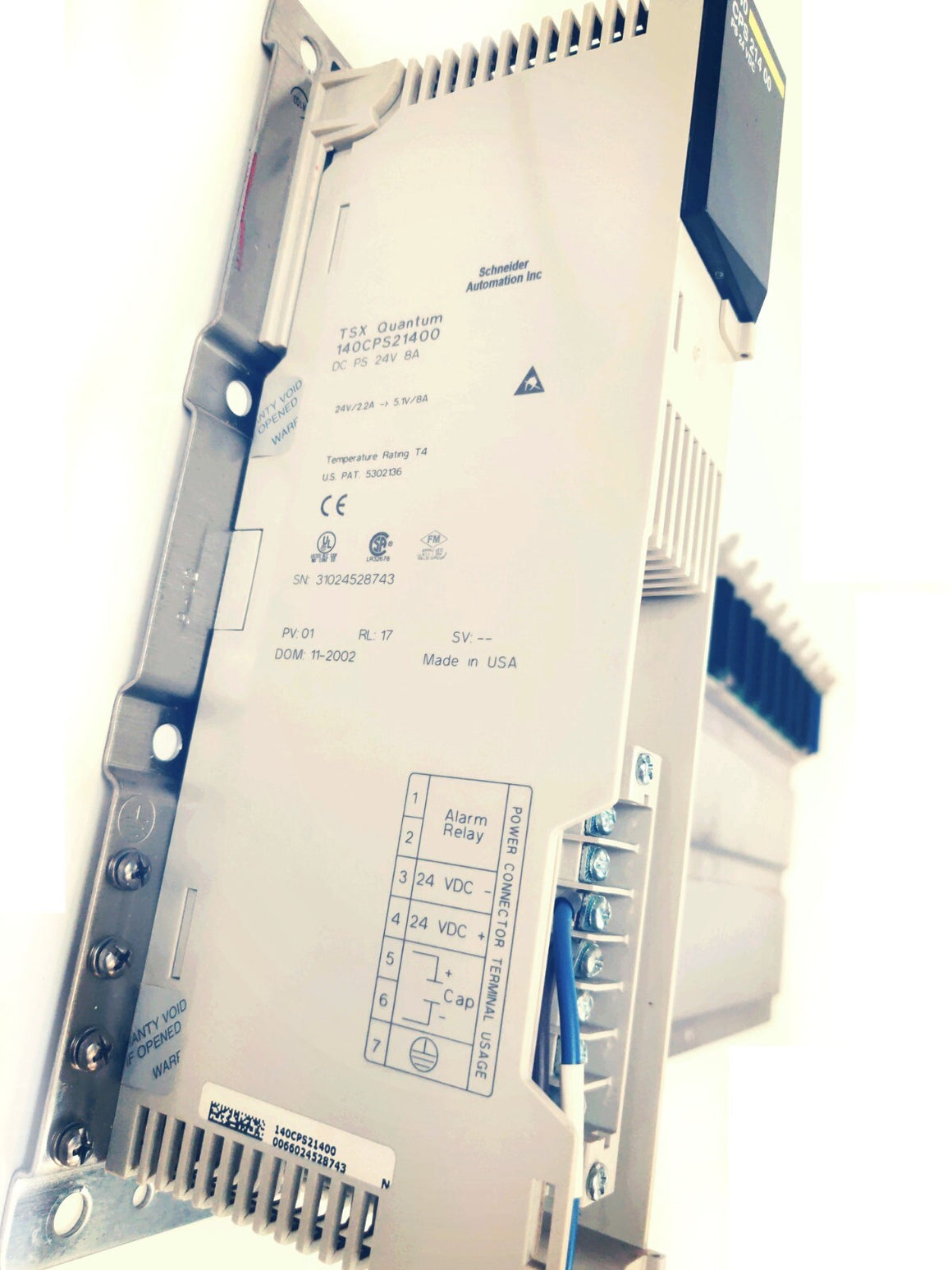 Schneider TSX Quantum 140CPS21400 Power Supply W 140XBP01600 Blackpalne 16 Slots