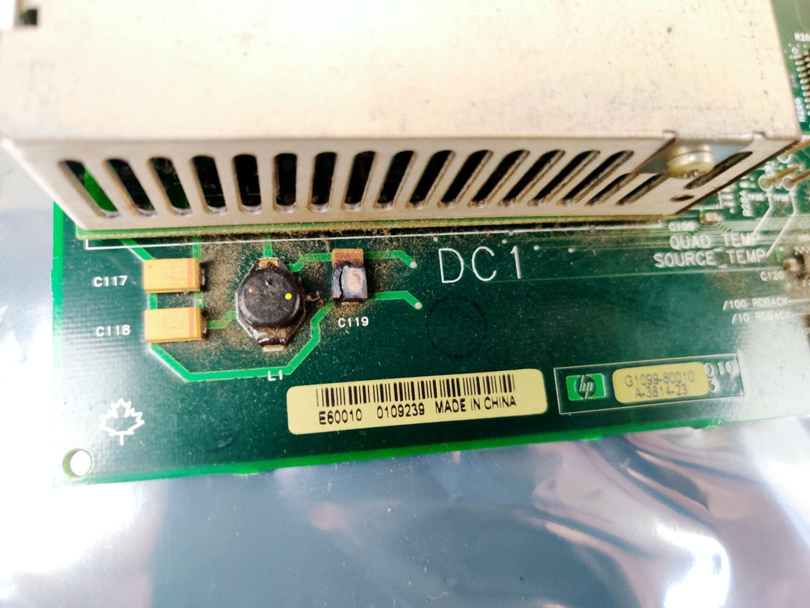 Agilent 5973N MSD Detector Mainboard G1099-60010 With G1099-60001 Log Amp Tested
