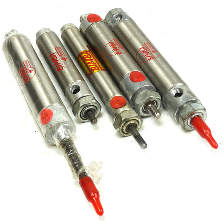 5pc Bimba Cylinder 062-D 7/8", 093-DX 1-1/16", 092-RP 1-1/16", 043.25-D XE M-092