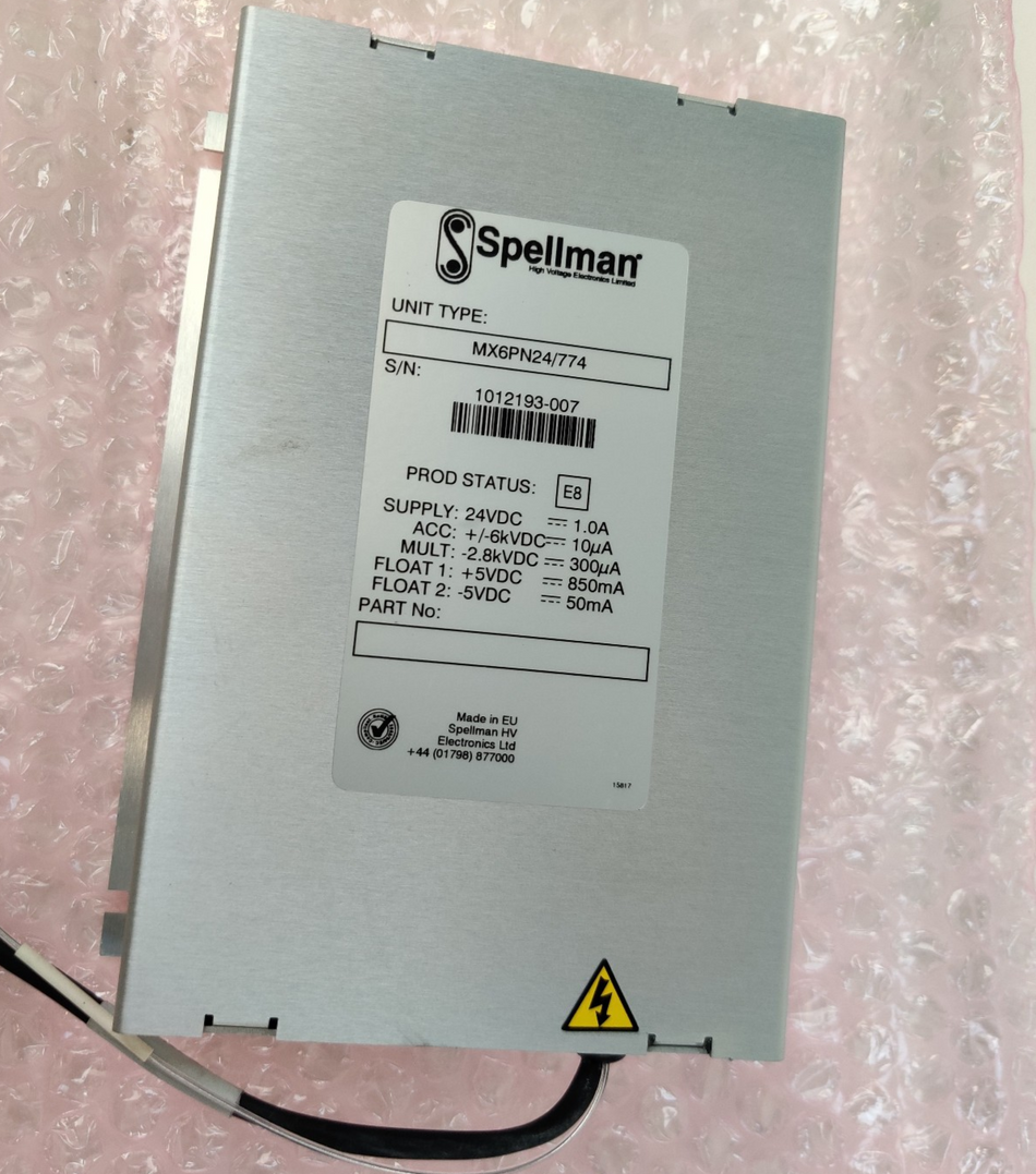 Spellman Spellman 6kV Switching Power Supply DC-DC 10uA Mass Spectrometry MX6PN24/774 NEW