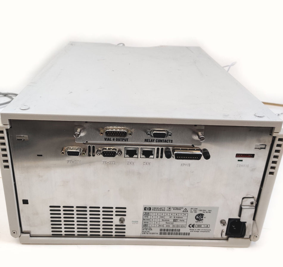 Agilent G1313A ALS Standard Autosampler w G1351-68701 BCD PCB 1100 HPLC. Working