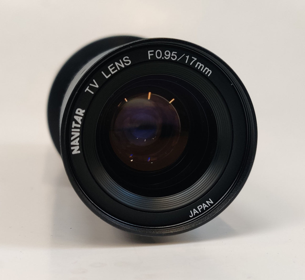 MX5 Monochrome CCD Camera C-Mount w Navitar TV Lens F0.95 17mm for Slit Lamps