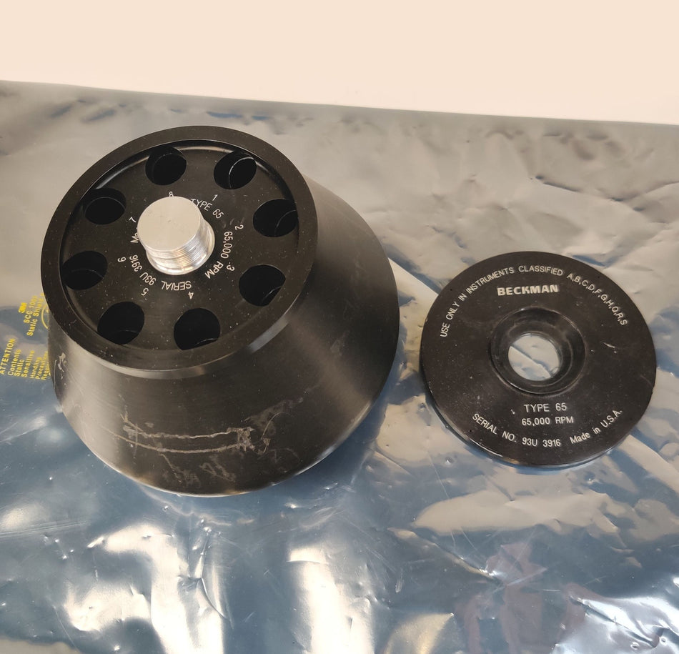 Beckman Coulter Type 65 Fixed Angle Rotor 65000RPM 8x13.5mL Centrifuge L8 Optima