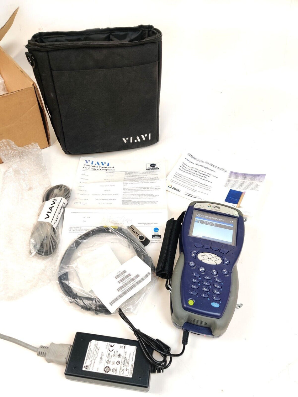 JDSU HST-3000 Network Tester Only, Ethernet TE w Power Supply, Case. Calibrated