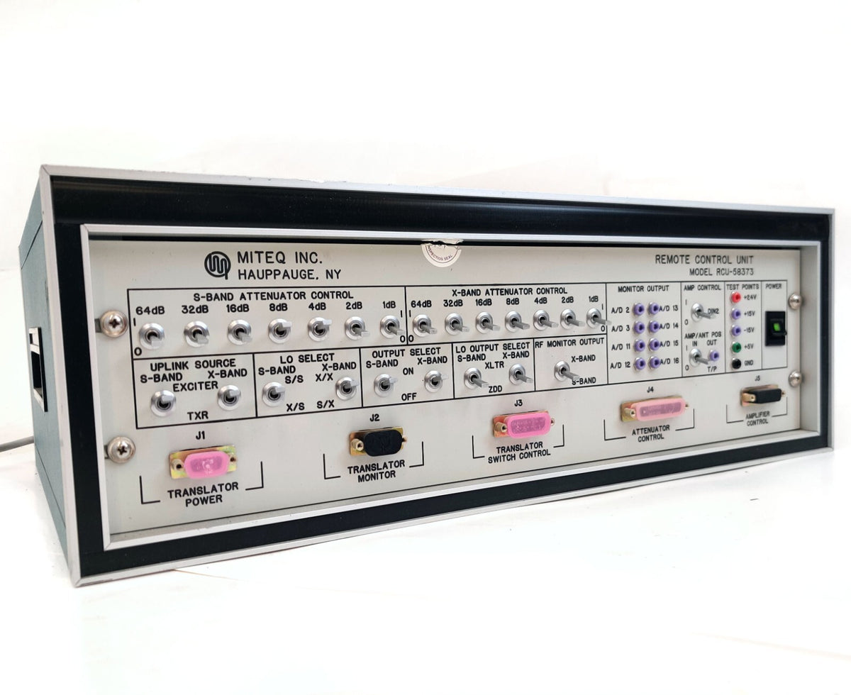 Narda Miteq RCU-58373 Remote Control Unit for SATCOM Systems - 