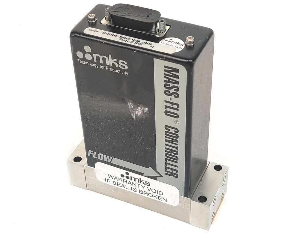 MKS Mass Flow Controller 10 SCCM N2 (Nitrogen) 1479A-29434