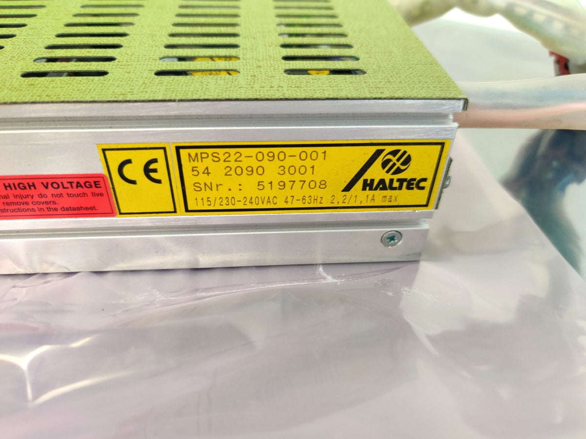 Haltec MPS22-090-001 Power Supply 115/230-240VAC 47-63Hz Out: 2,2/1,1A max - 